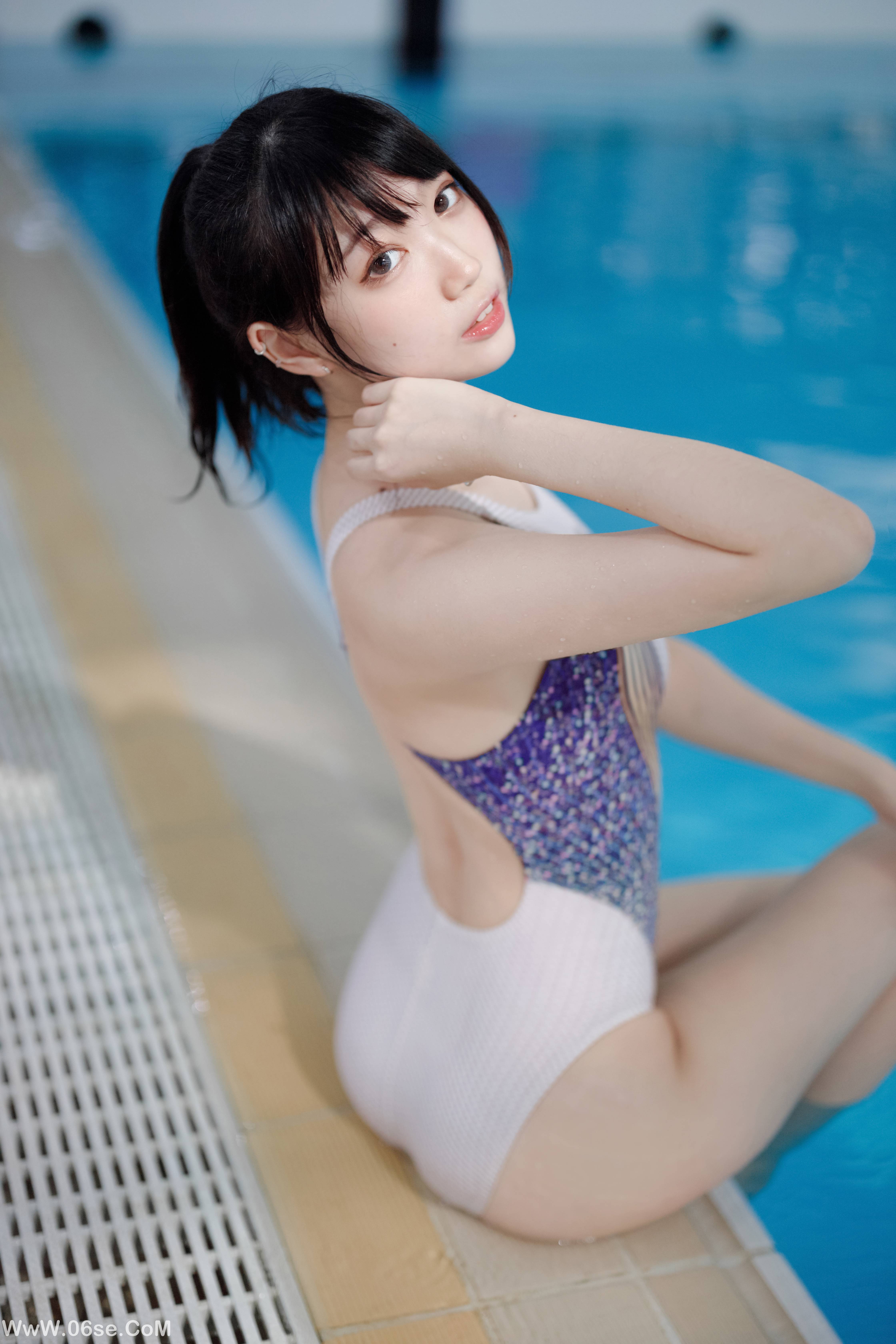 图片[13]-周叽是可爱兔兔 NO.001 竞泳 [36P+3V627M]-六色网