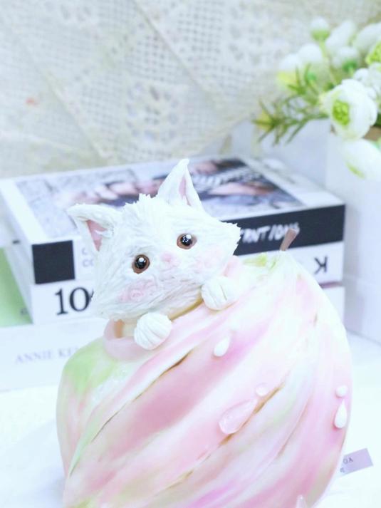 这么可爱的猫咪蛋糕,是谁家的,萌到心坎里