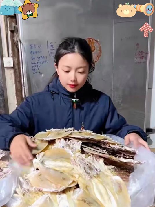 淡晒墨鱼干无添加,肉质 Q 弹,家常烹饪鲜掉眉毛