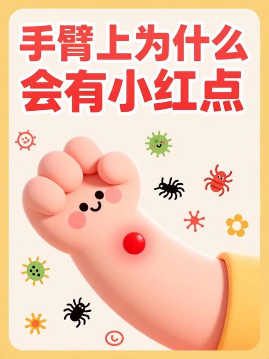 手臂上为什么会有小红点