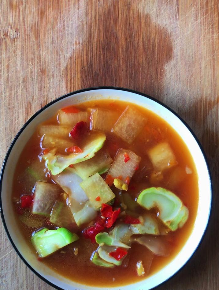 冬瓜跟什么搭配烩菜,分享一道冬瓜炒儿菜
