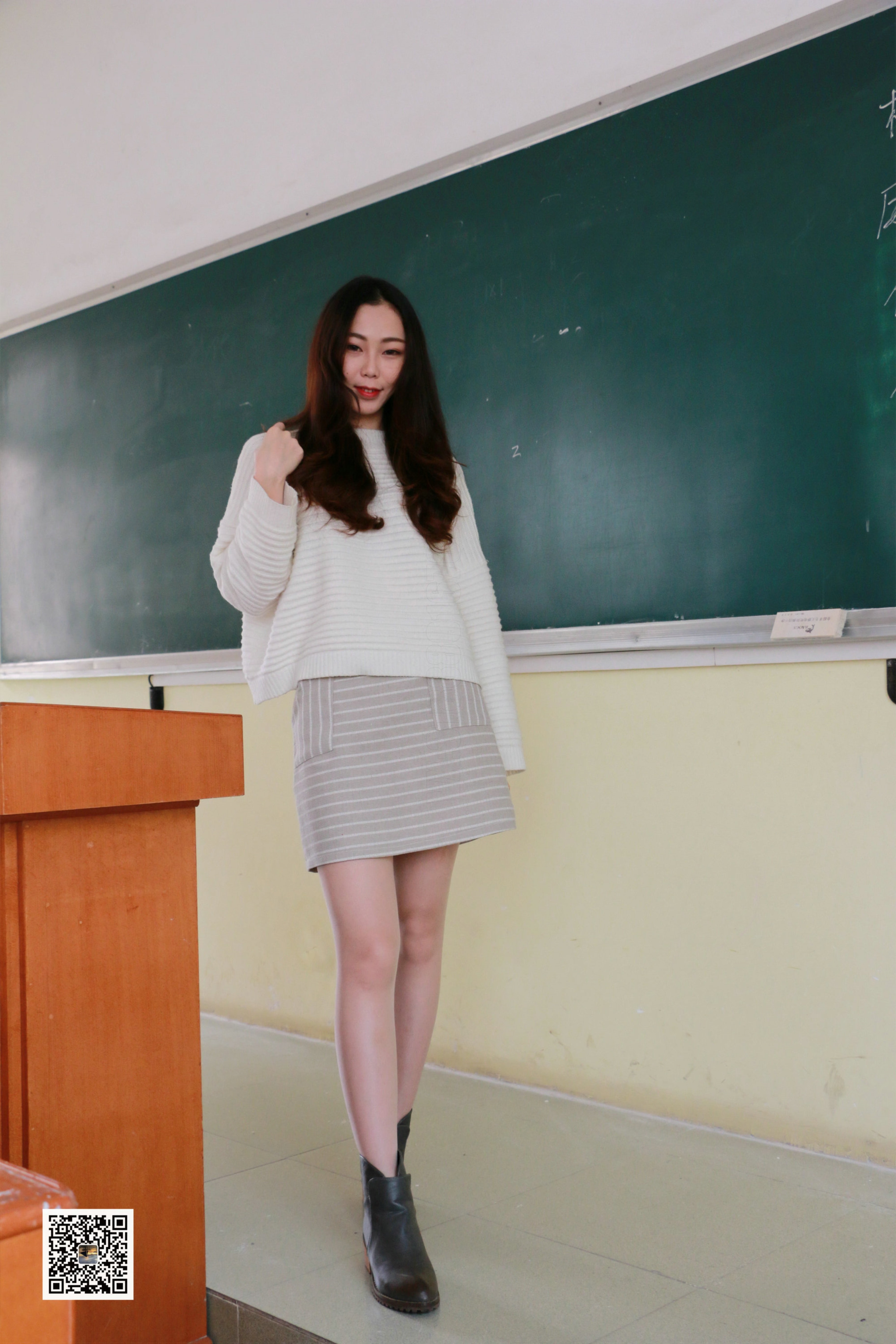 图片[7]-[MussGirl慕丝女郎] 学妹系列06 学妹兼职代言品牌袜袜[93P163M]-六色网