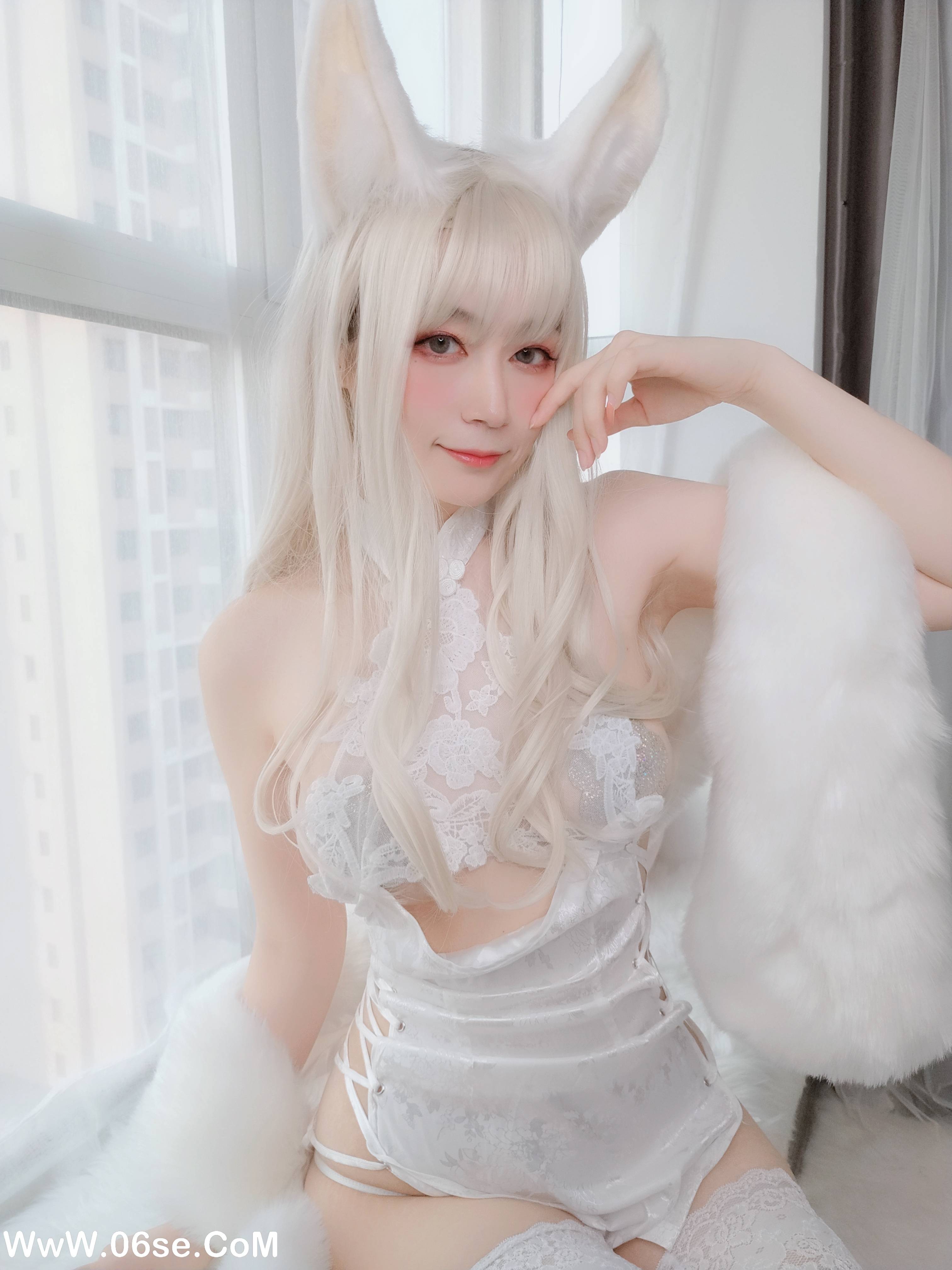 图片[77]-Coser小姐姐白银 NO.054 – 白兔[101P+6V683M]-六色网