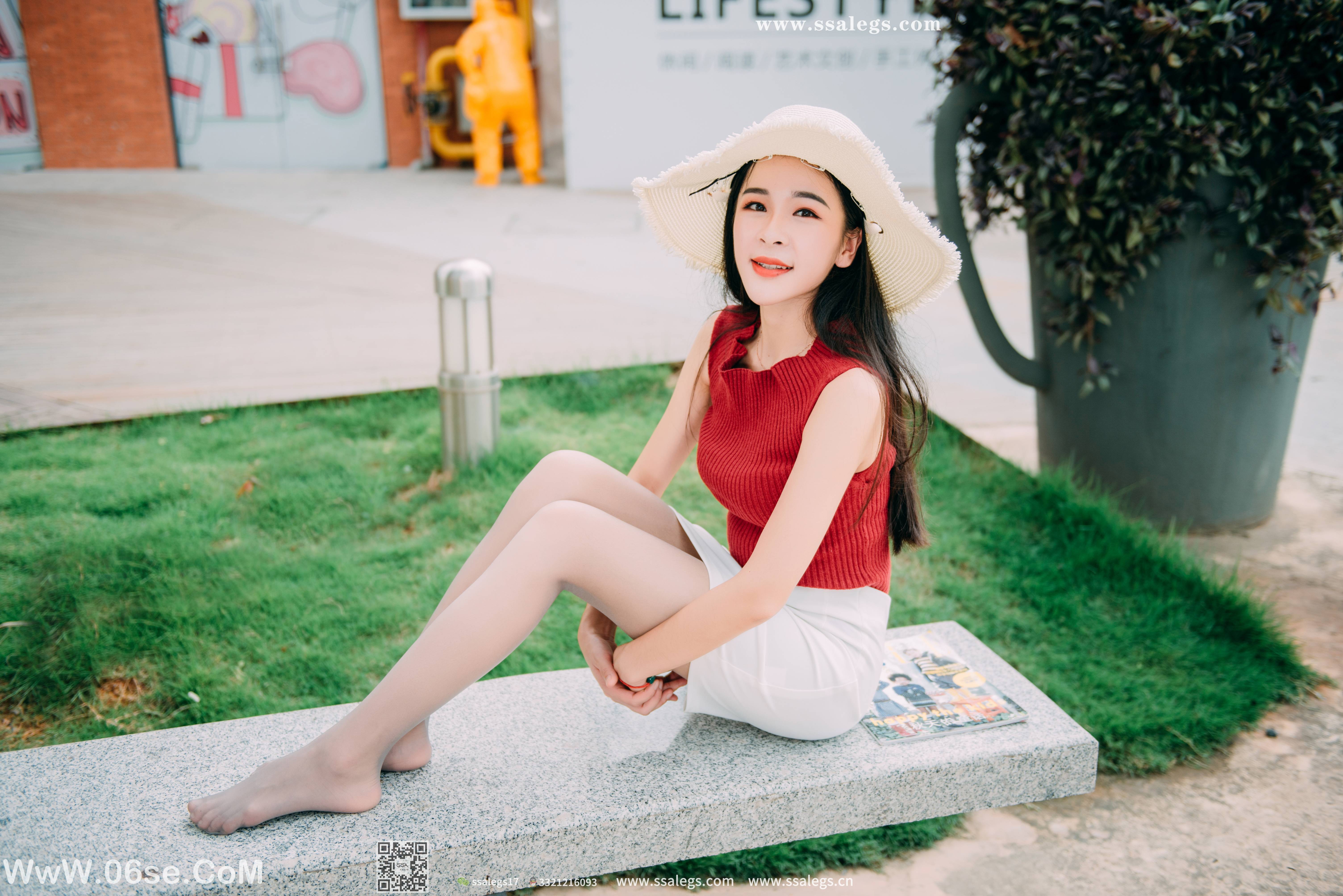 图片[42]-[SSA丝社] NO.007 nono 街拍灰丝特辑[99P1.27G]-六色网