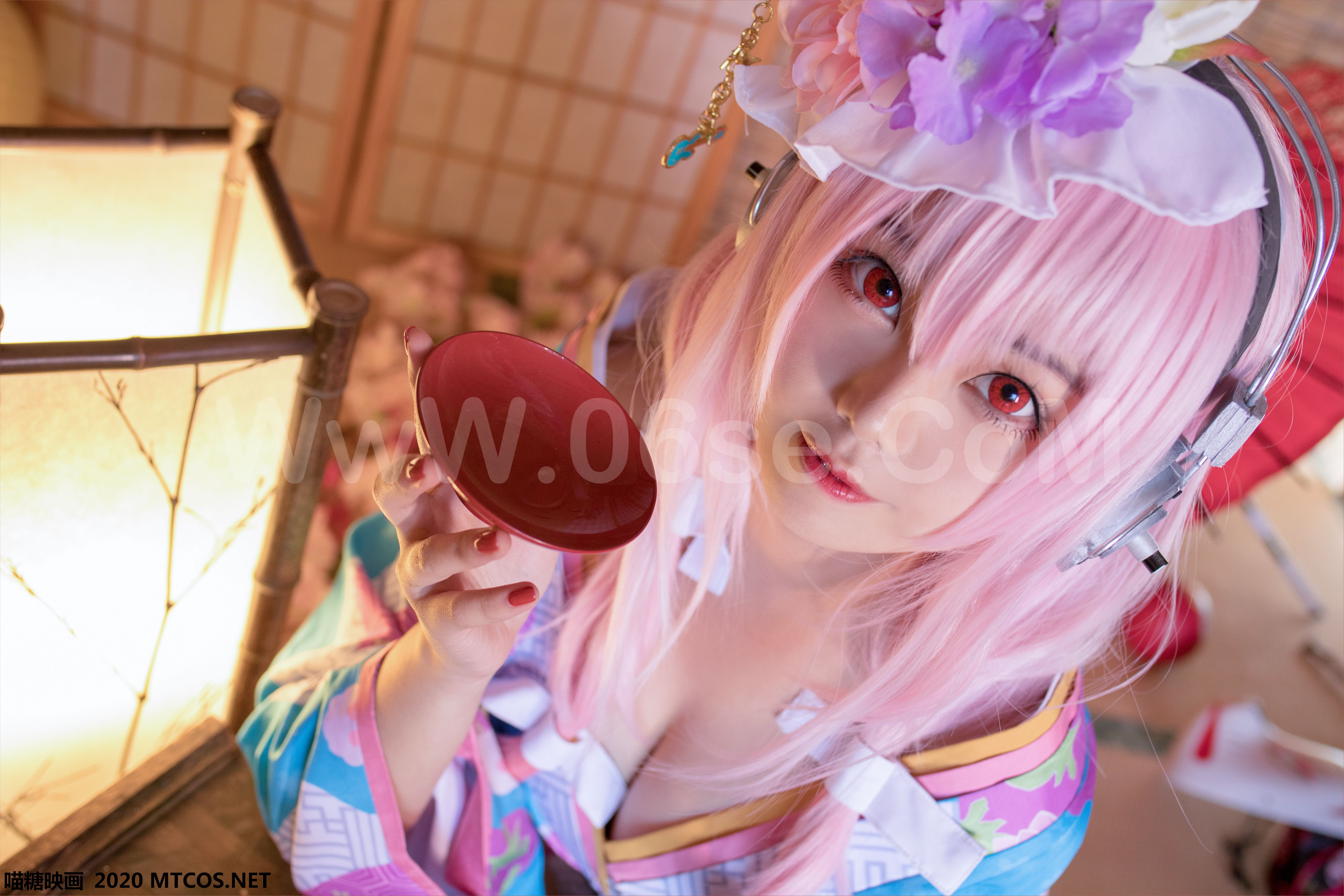 图片[10]-[MTCos] 喵糖映画 Vol.109 蜜汁猫裘 索尼子和服-六色网