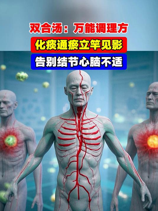 双合汤:万能调理方,化痰通瘀立竿见影,告别结节心脑不适