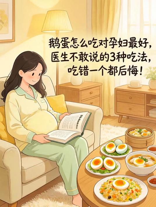 鹅蛋怎么吃对孕妇最好,医生都不敢说的3种吃法,吃错一个都后悔!