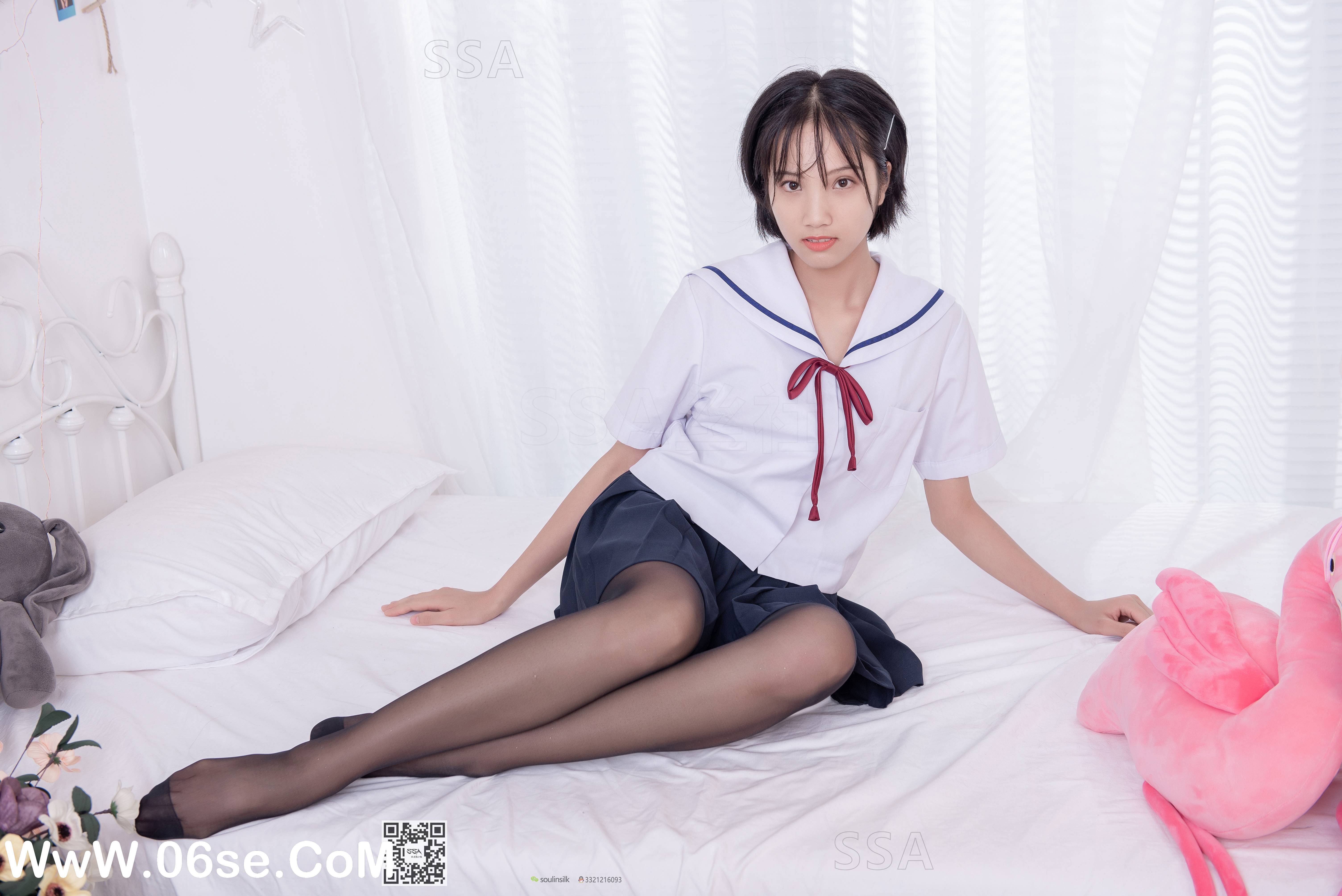 图片[142]-[SSA丝社] NO.169 小佩 JK制服黑丝[148P1.68G]-六色网