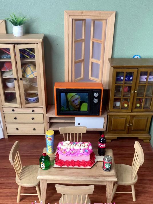 迷你厨房最小生日蛋糕