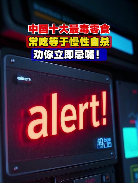 中国十大“最毒”零食,常吃等于“慢性自杀”,劝你立即忌嘴!