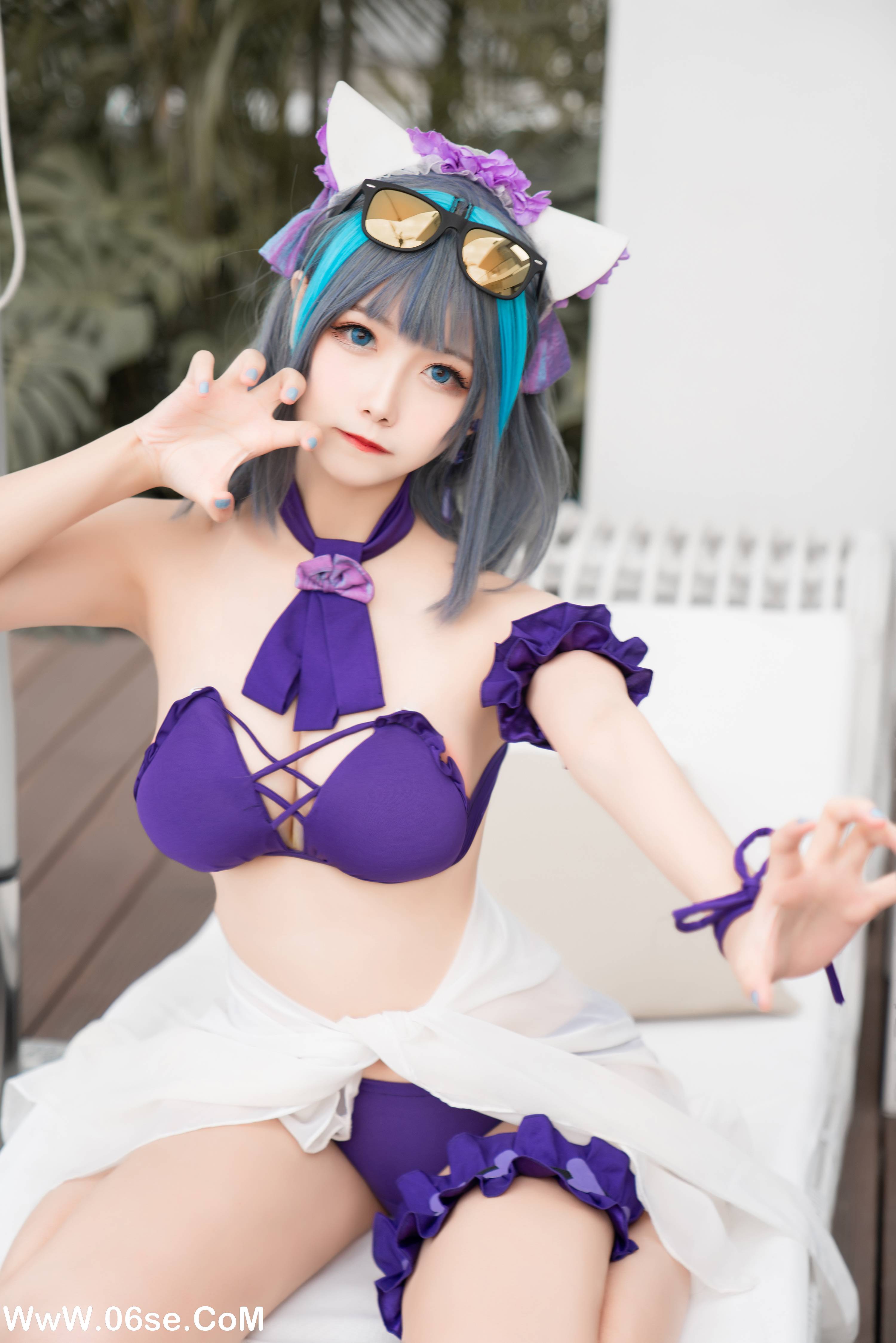 图片[8]-Momoko葵葵 NO.018 – 柴郡水着[40P+1V313M]-六色网
