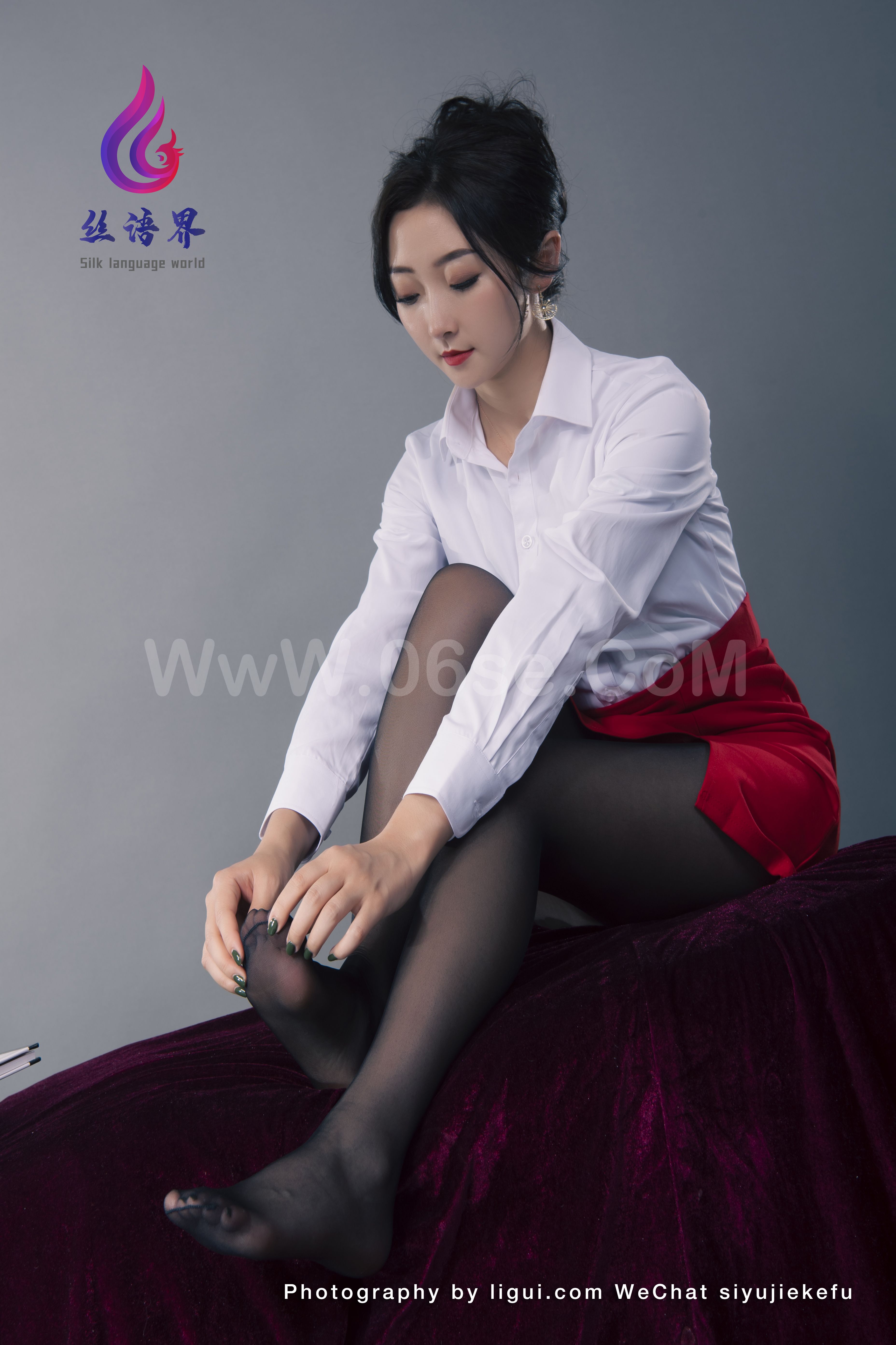 图片[24]-[Ligui丽柜] 2022.04.27 网络丽人 Model 愉心-六色网