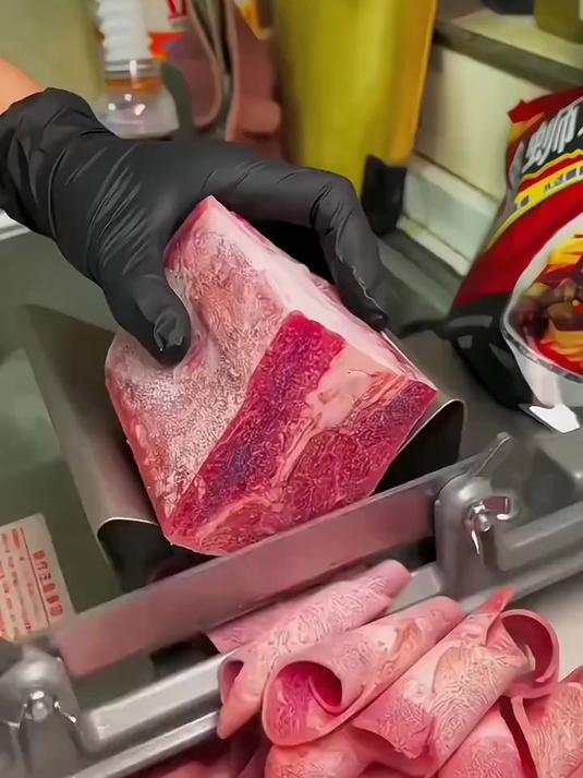 牛羊肉切卷机家用手动小型刨肉机肥牛冻肉薄片多功能不锈钢切片机