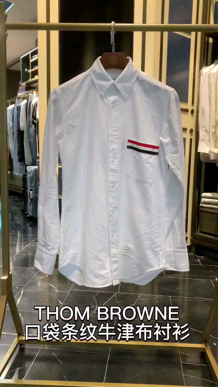 原来汤姆布朗口袋条纹牛津布衬衫这么时尚好看