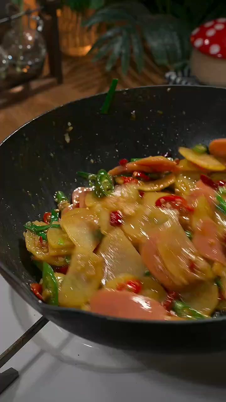素炒土豆片做法