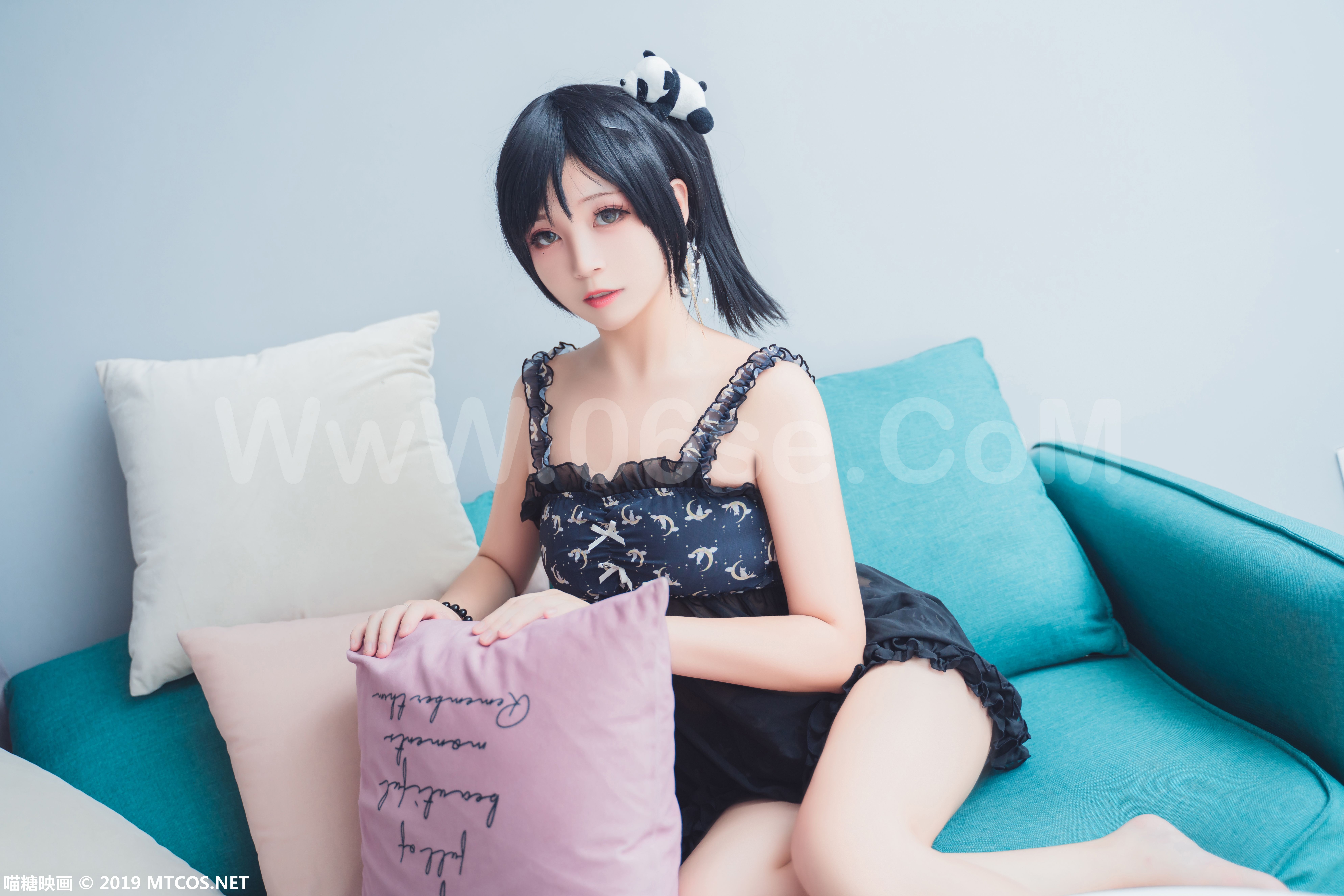 图片[4]-[MTCos] 喵糖映画 Vol.063 蕾丝吊带-六色网