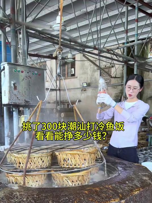 300块潮汕鱼饭摆摊，北方人竟没吃过？