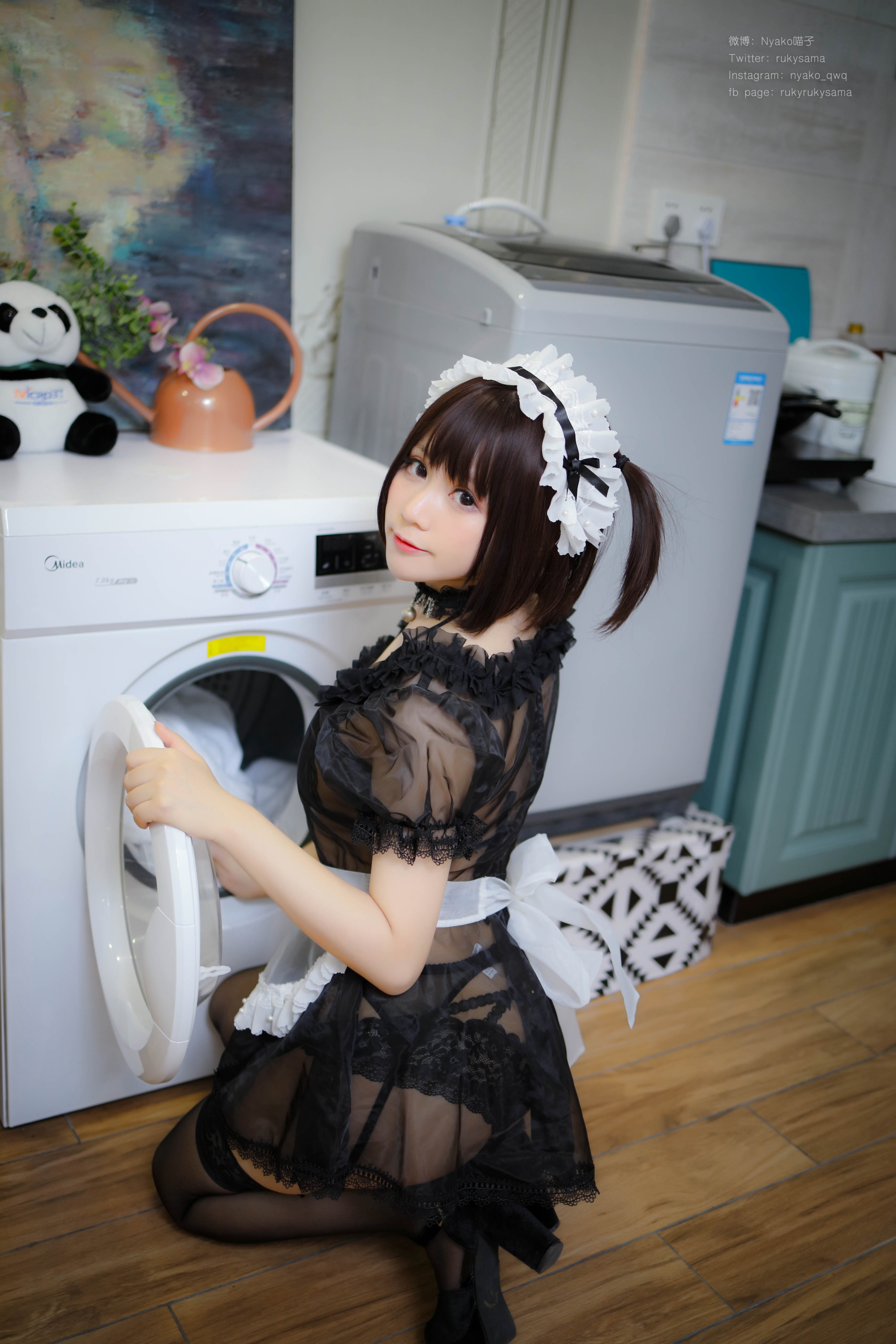 图片[75]-Nyako喵子 NO.016 – メイドーさんは働[128P+8V980M]-六色网