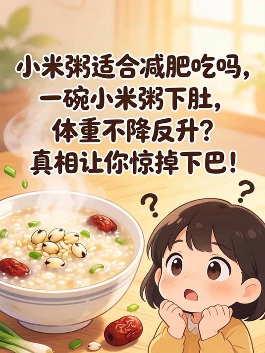 小米粥适合减肥吃吗,一碗小米粥下肚,体重不降反升?真相让你惊掉下巴!