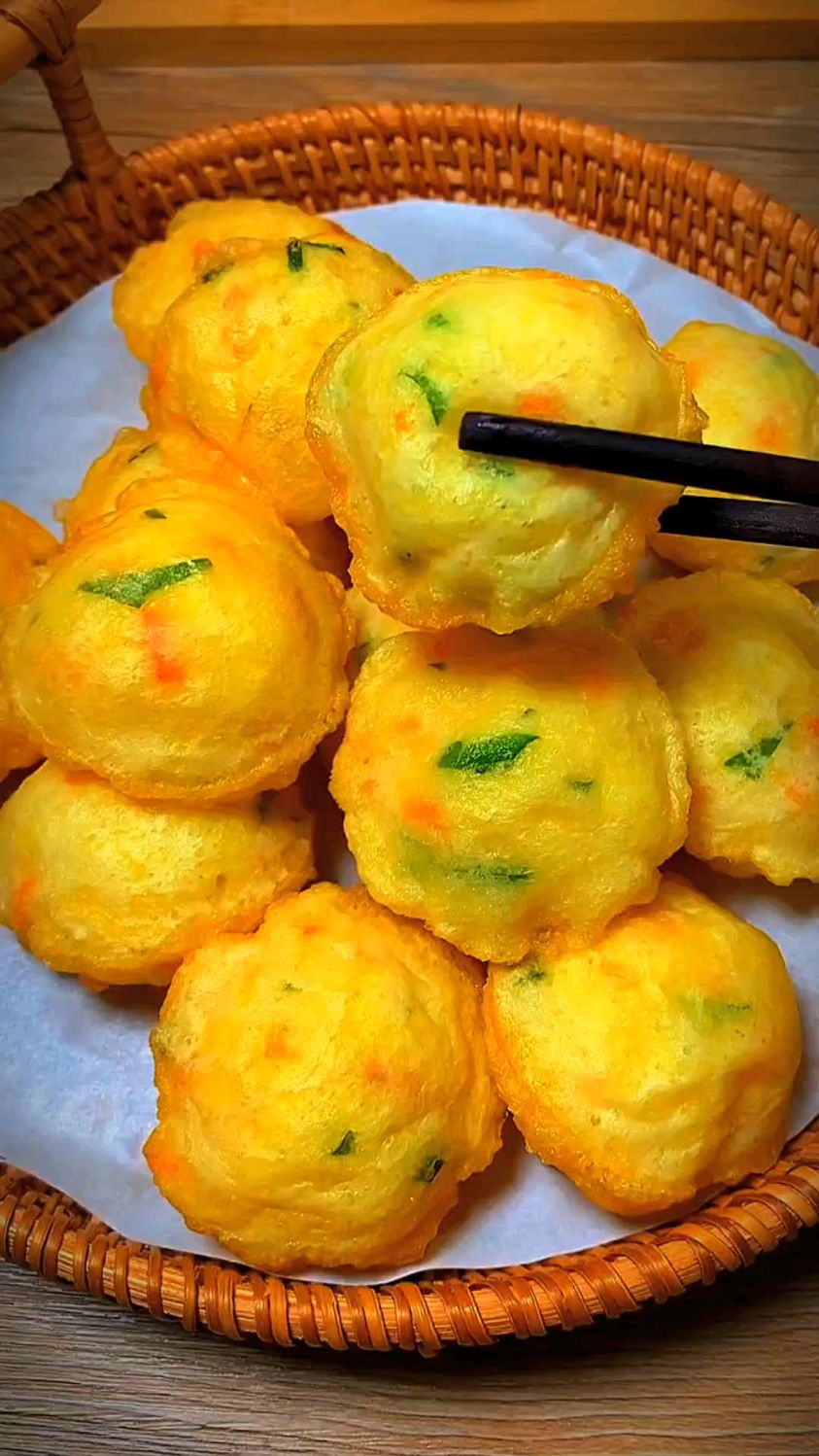 今天教你做鸡蛋泡泡,鸡蛋泡泡教程