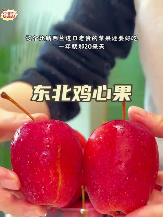 东北特产鸡心果,皮薄多汁又脆甜!家家都该尝尝的美味!