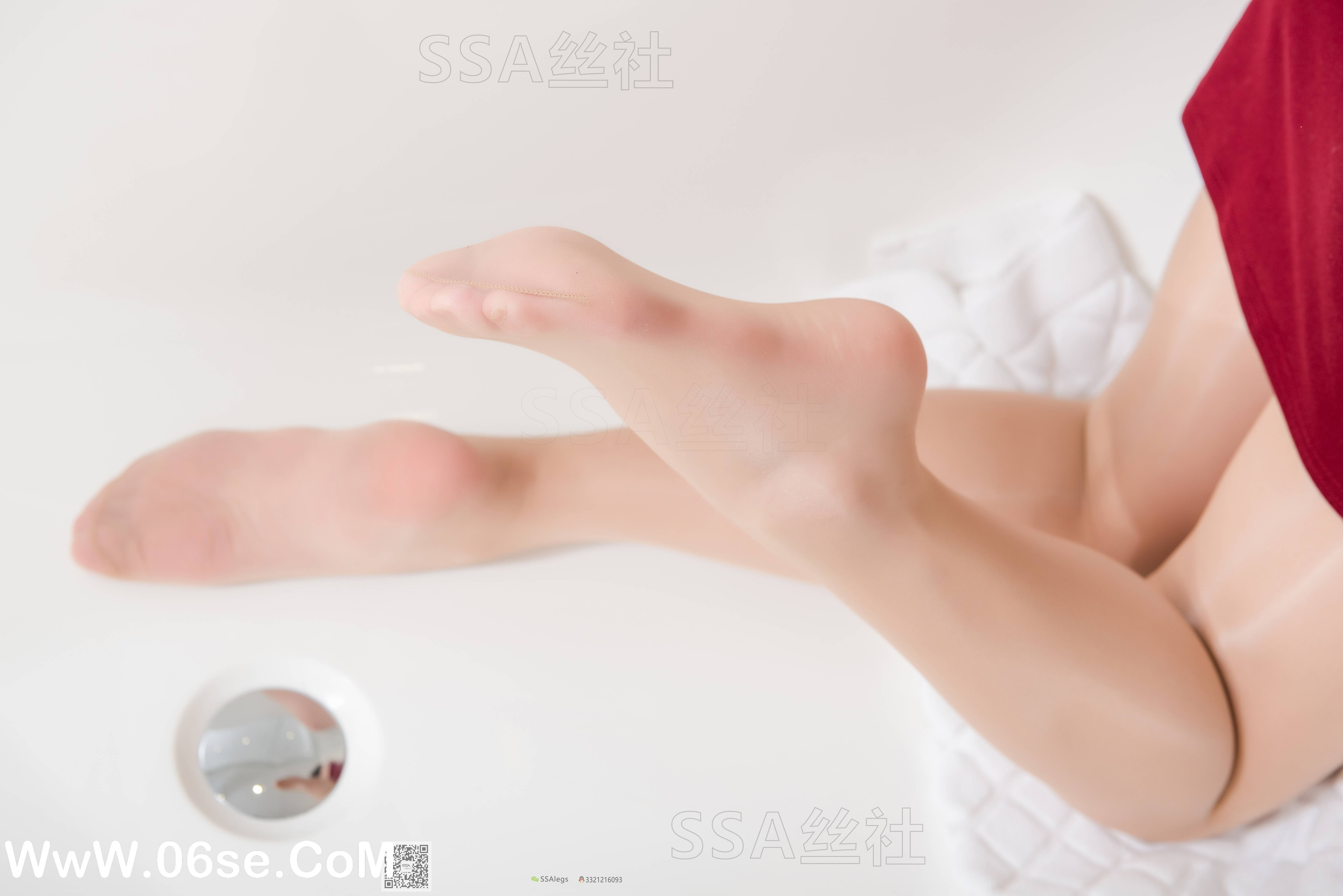 图片[116]-[SSA丝社] NO.080 大大 浴室迷情肉色油亮丝袜写真[129P1.34G]-六色网