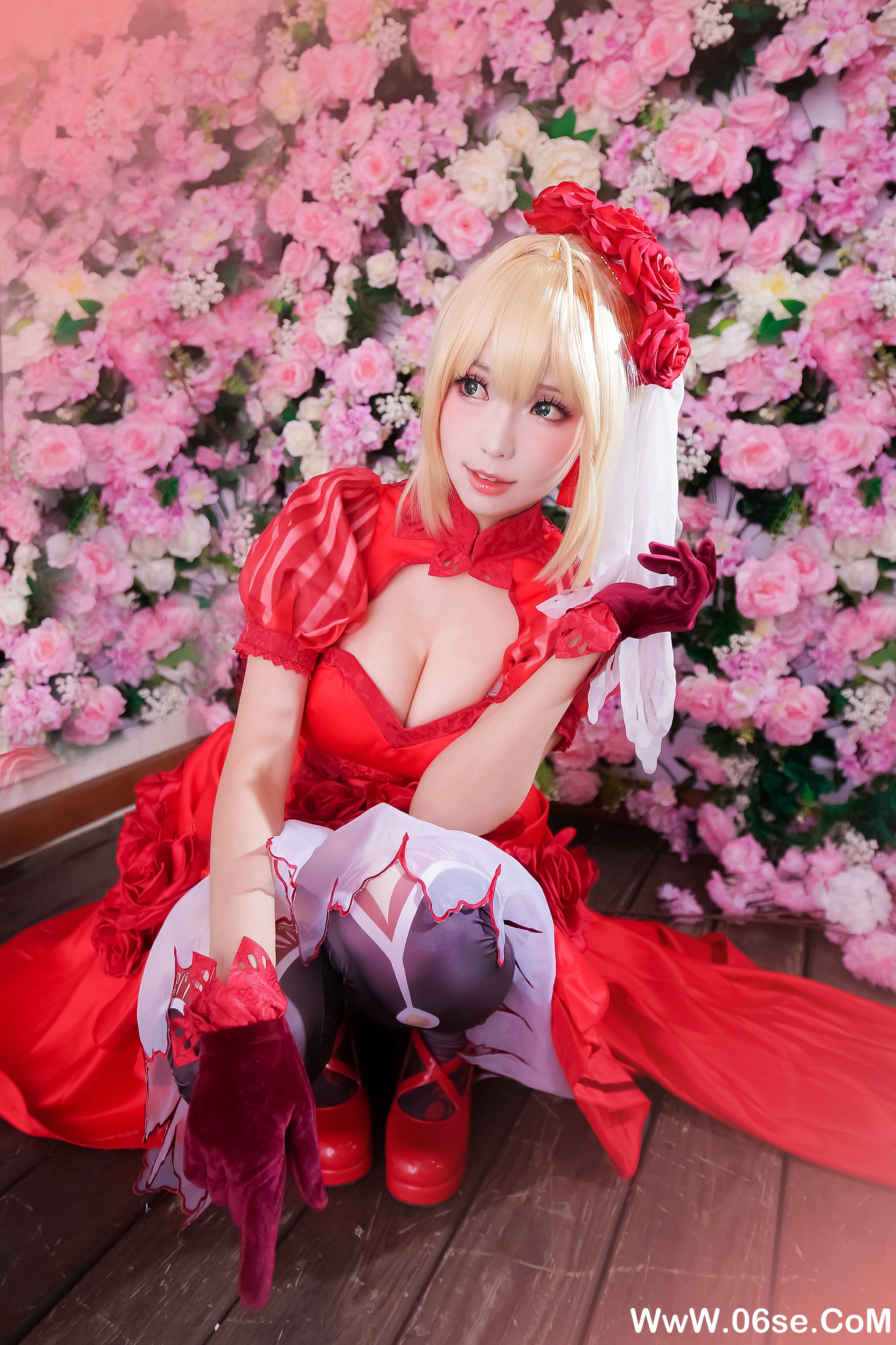 图片[6]-Ely_eee(ElyEE子) NO.030 — 尼禄 红玫瑰[12P62M]-六色网