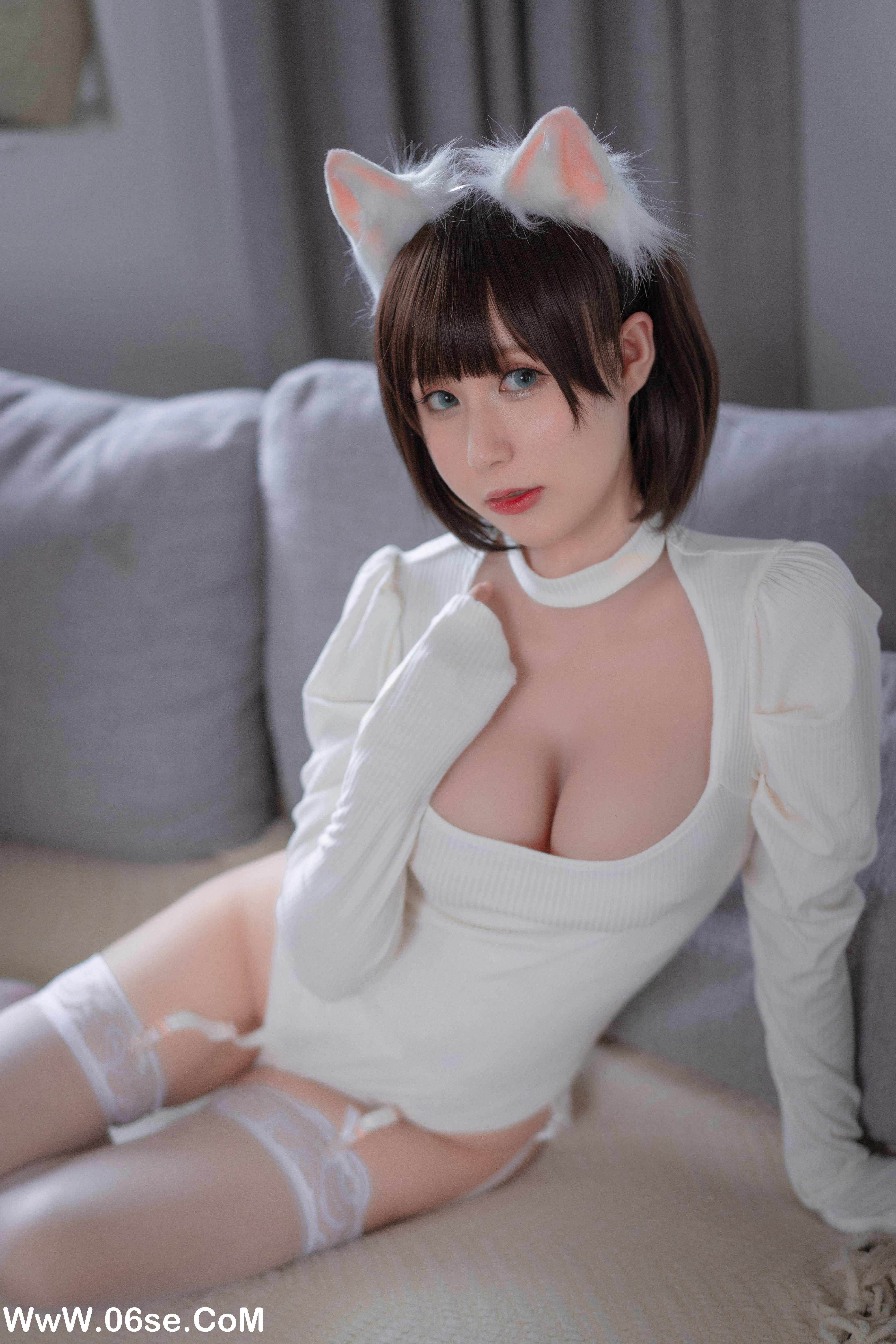 图片[28]-西园寺南歌写真 NO.003 – 白猫白色连体衣[30P121M]-六色网