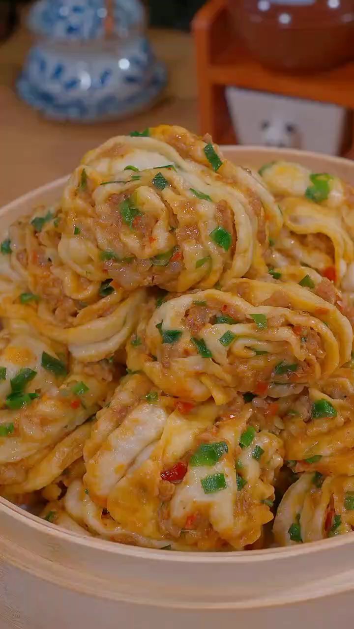 葱花肉花卷做法