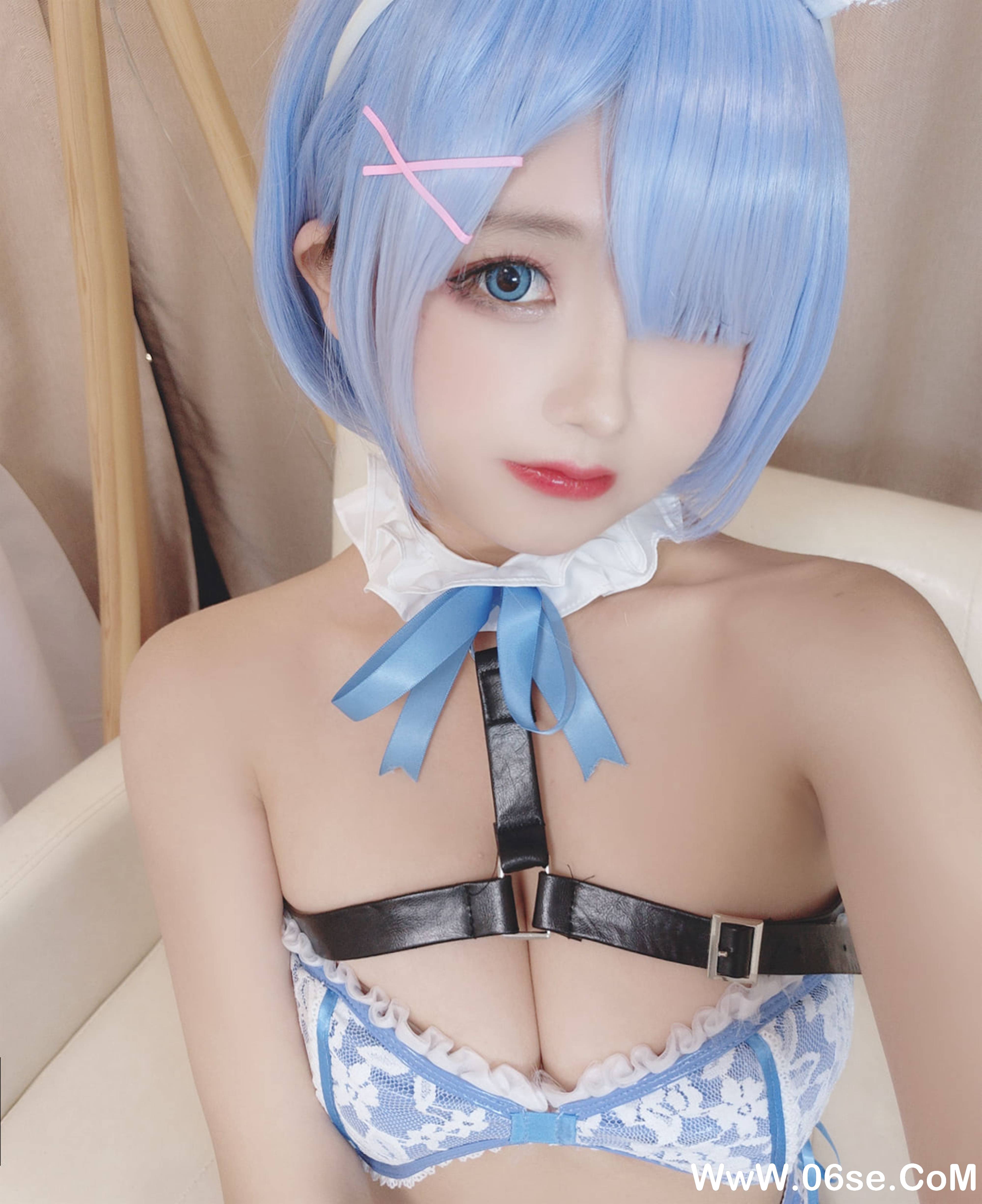 图片[73]-日奈娇 NO.032 — 蕾姆蓝色护士 [88P580M]-六色网