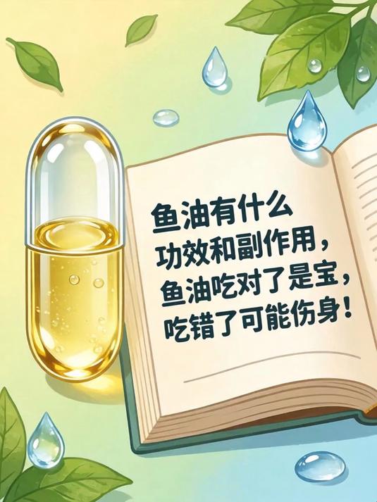 鱼油有什么功效和副作用,鱼油吃对了是宝,吃错了可能伤身!