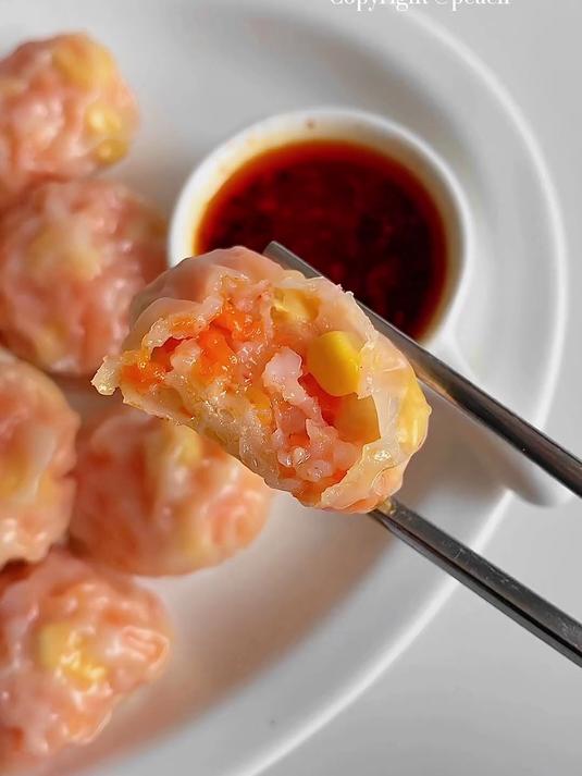 馄饨皮新吃法，Q弹饱满的水晶虾饺~又是光盘系列~