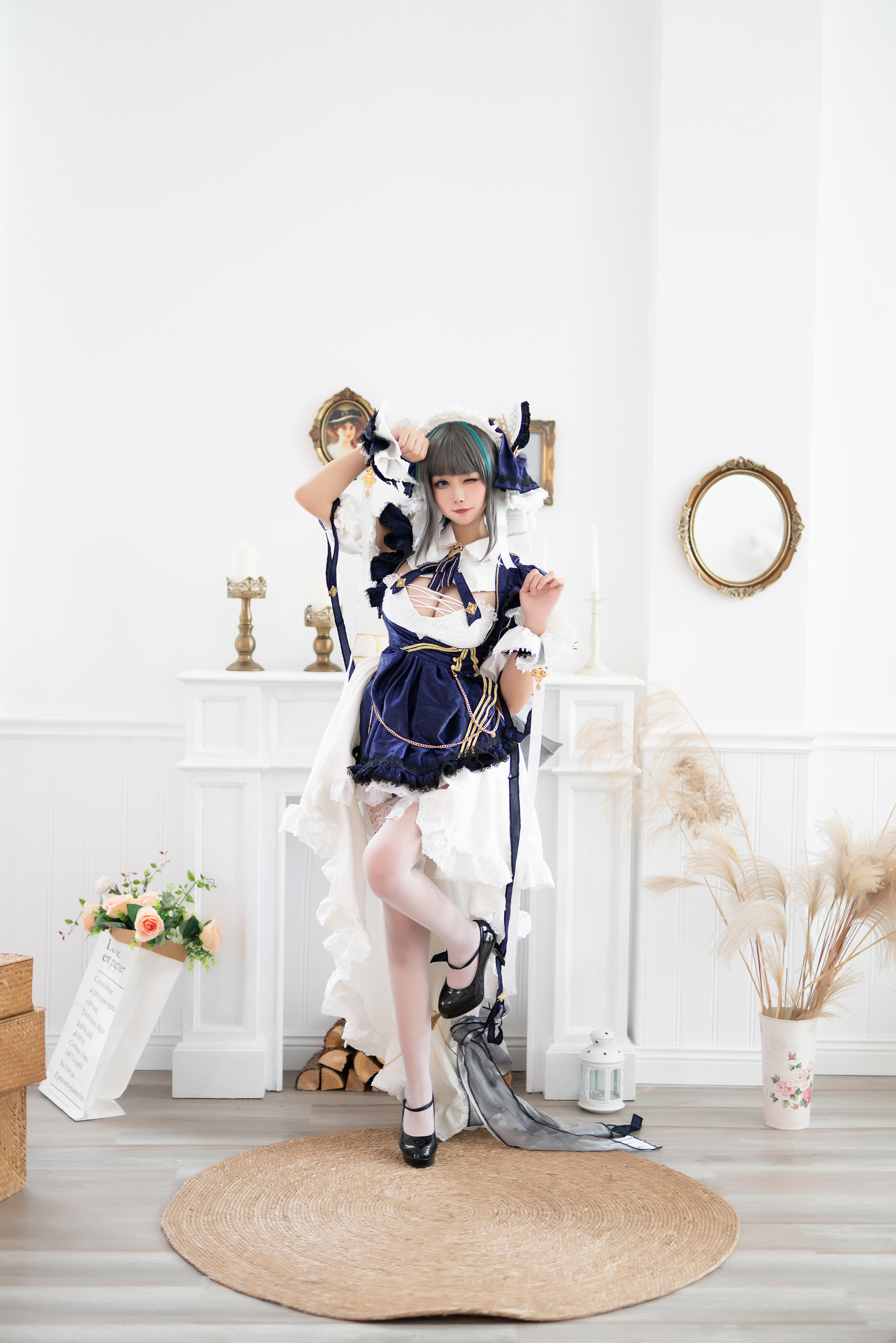 图片[7]-Momoko葵葵 NO.017 – 柴郡 [25P81M]-六色网