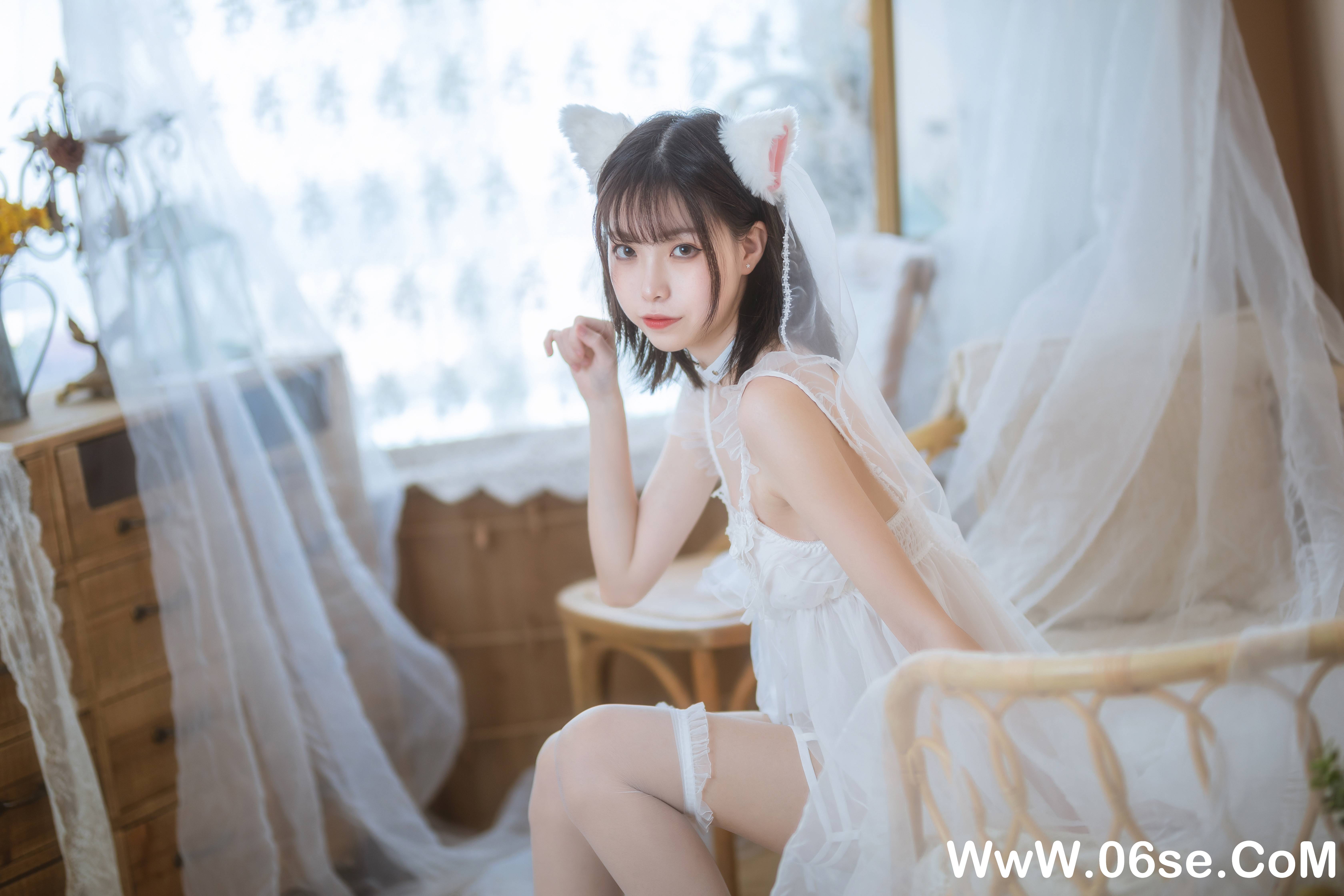 图片[4]-许岚 NO.003 — 少女白色裙[41P627M]-六色网