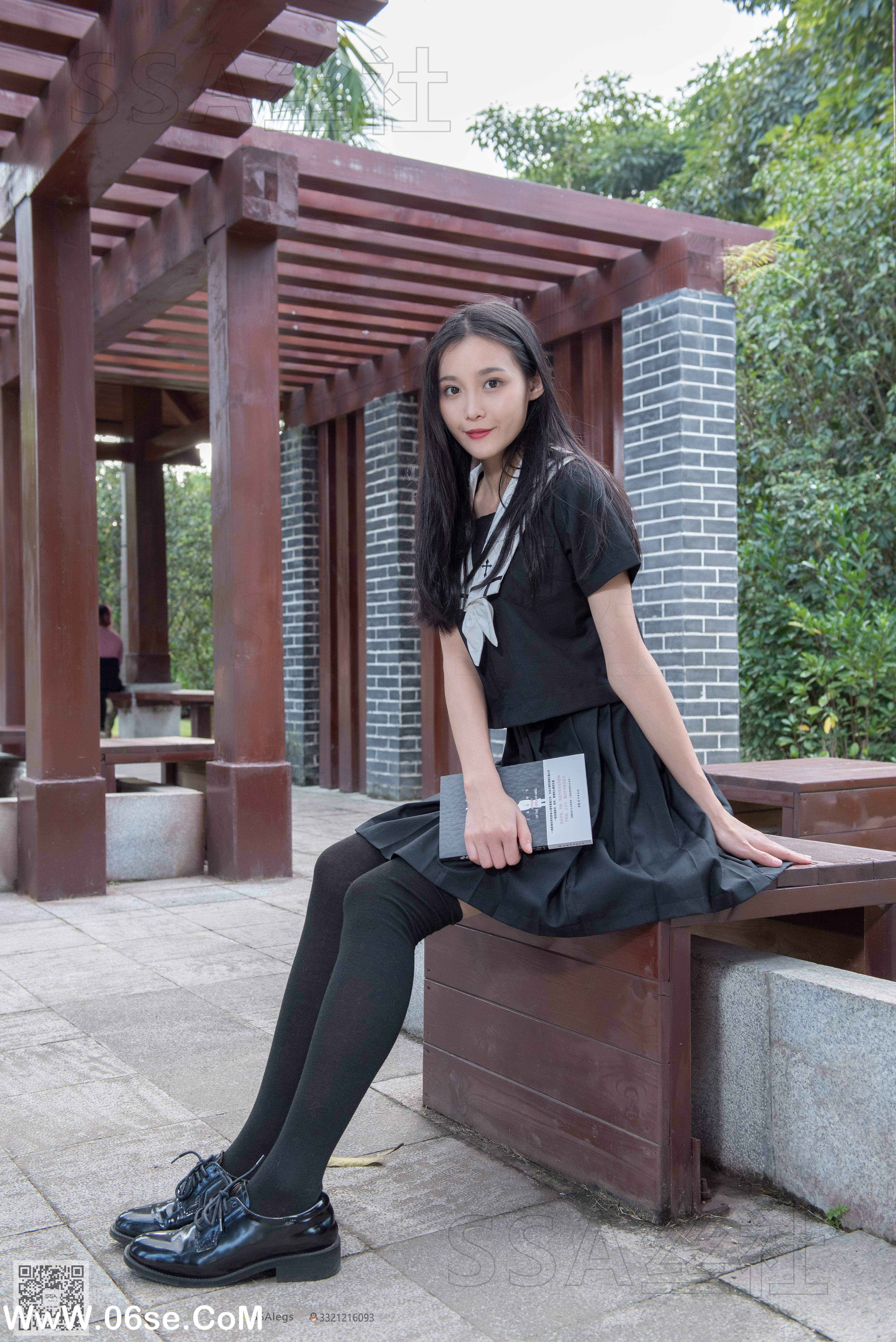 图片[5]-[SSA丝社] NO.060 君君 JK制服游公园[111P2.00G]-六色网