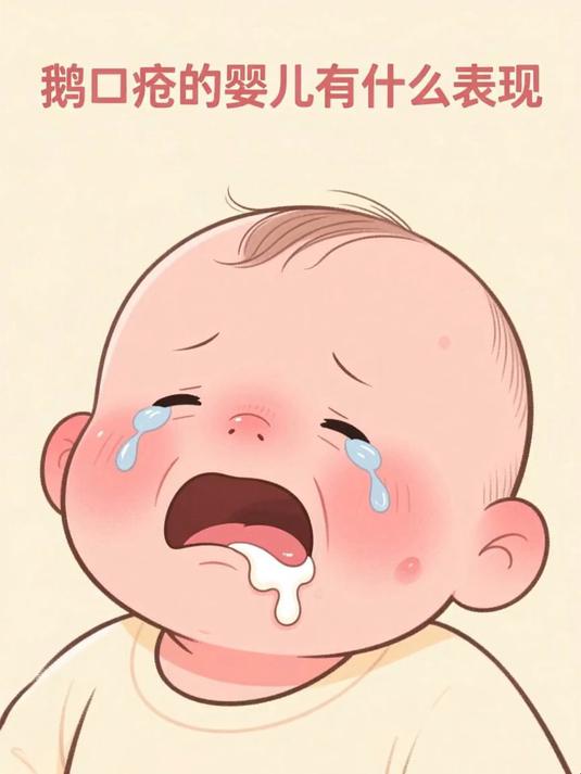 鹅口疮的婴儿有什么表现