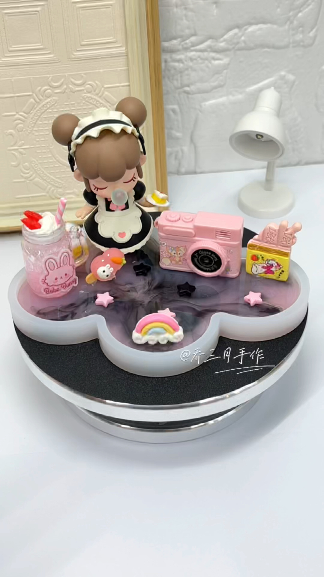 Nanci 囡茜 梦境下午茶系列 小女仆滴胶手机支架