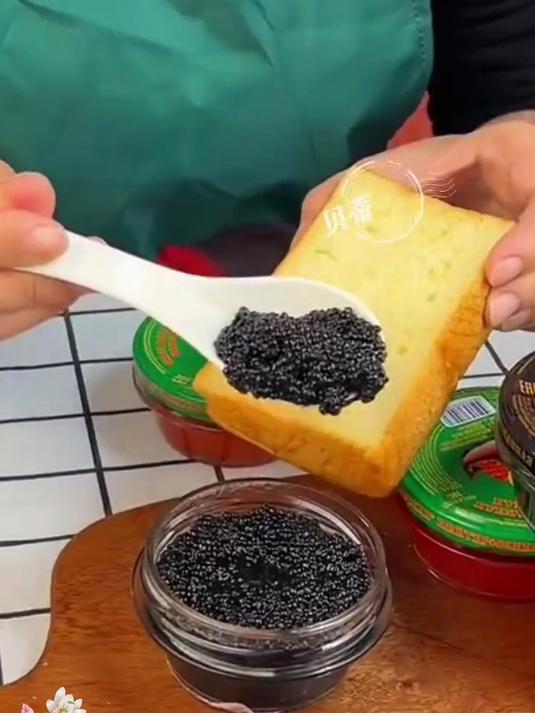 俄罗斯鱼子酱,颗颗爆珠!咸鲜浓郁,舌尖奢享!