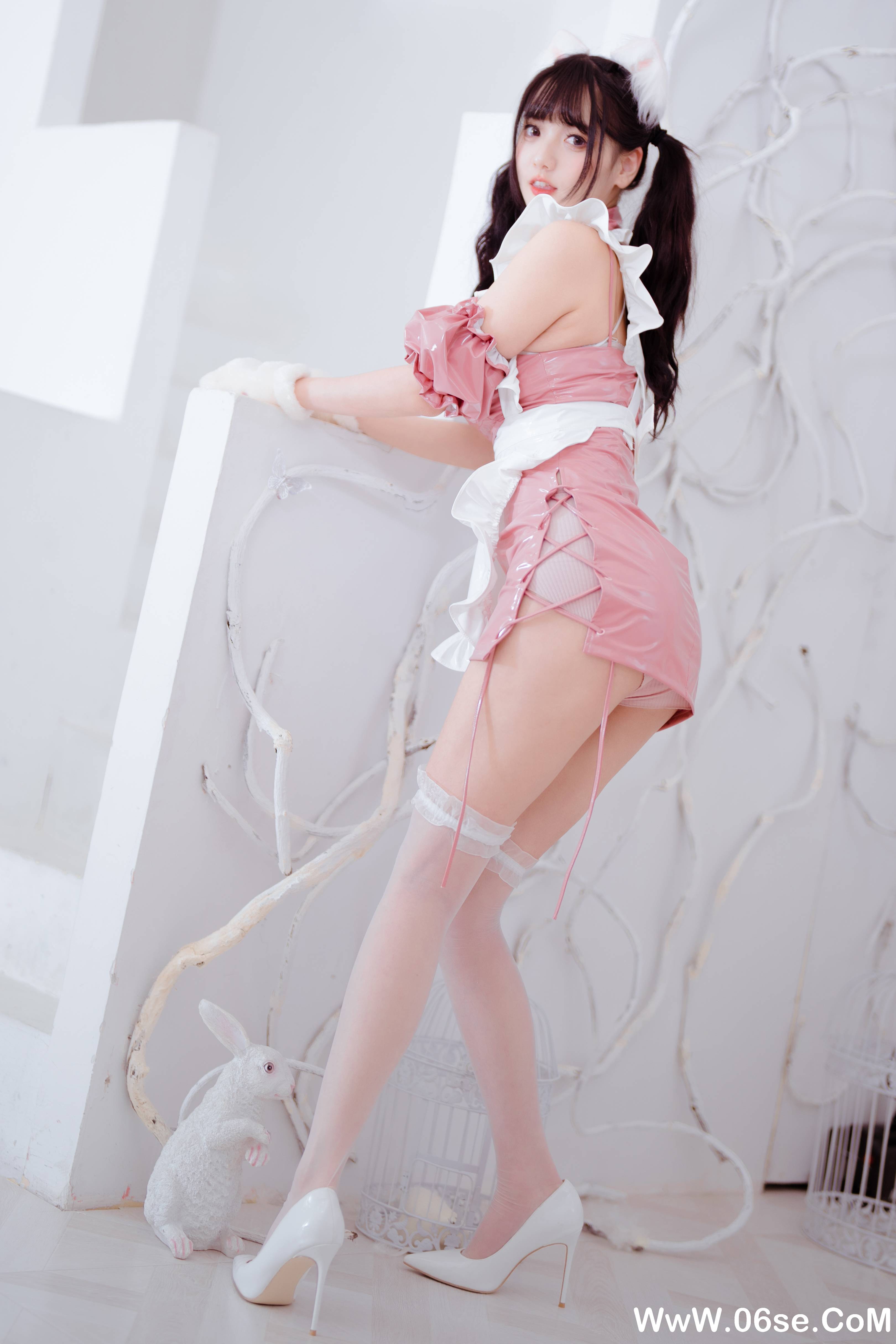 图片[18]-陆卿卿kyokyo NO.008 — 粉白皮女仆 [20P134M]-六色网