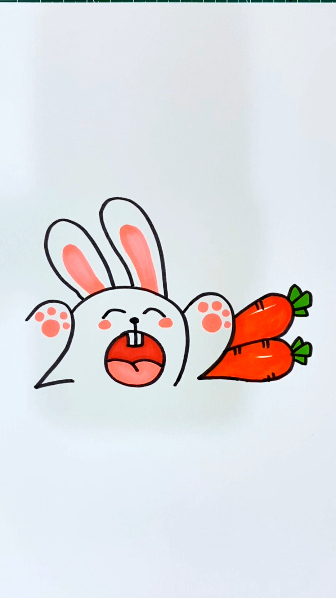 用2023画小兔子#一学就会的简笔画 #跟着抖音学画画 #儿童画