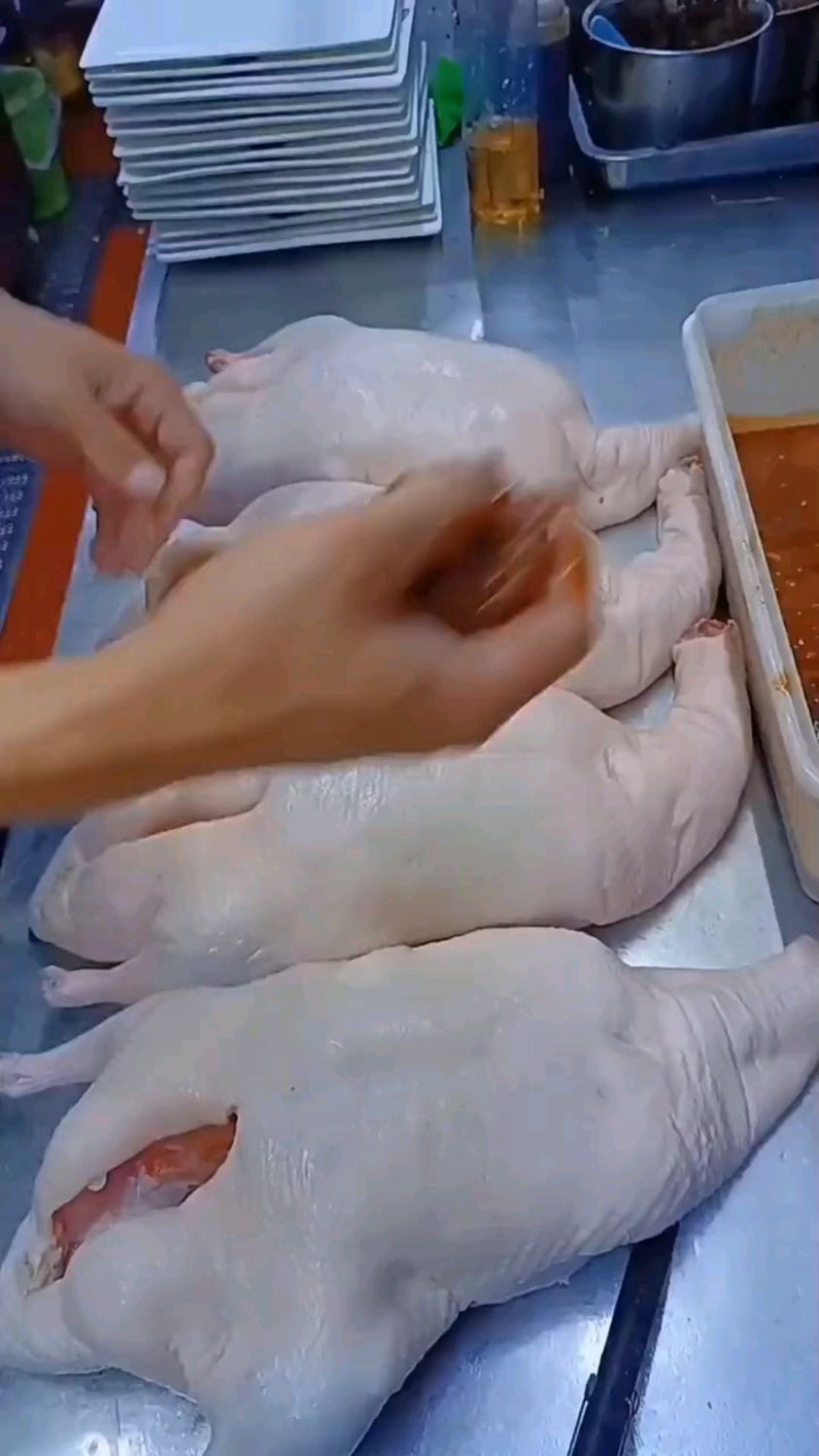 广式脆皮烧鸭制作