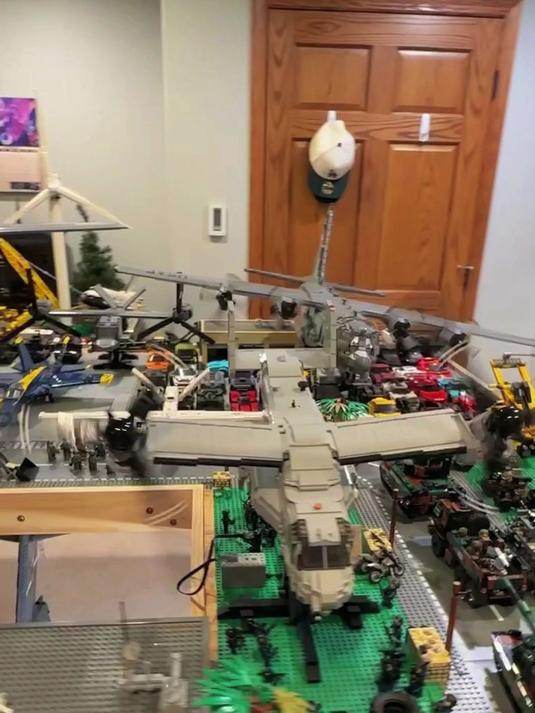 乐高鱼鹰和AC-130