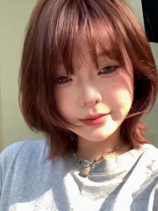 不夸张但超显白！韩系奶茶发色