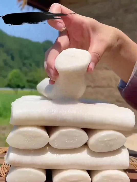 水磨年糕条农家手工年糕早餐炒年糕真空袋装方便速食解馋小吃