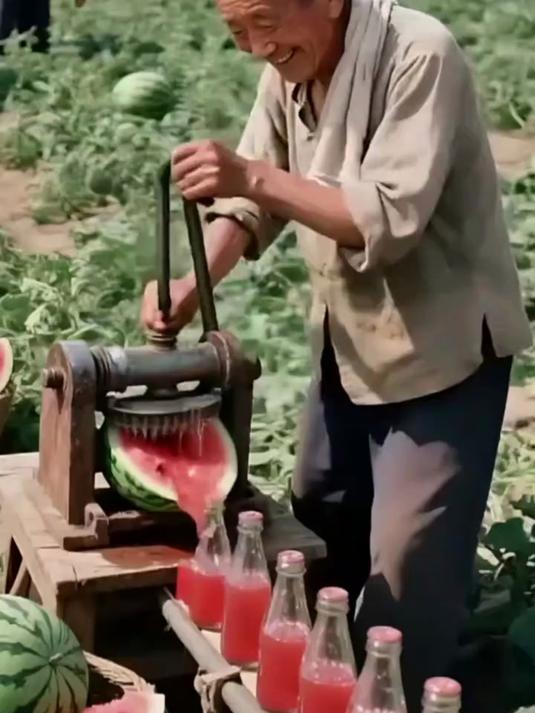 制作西瓜汁
