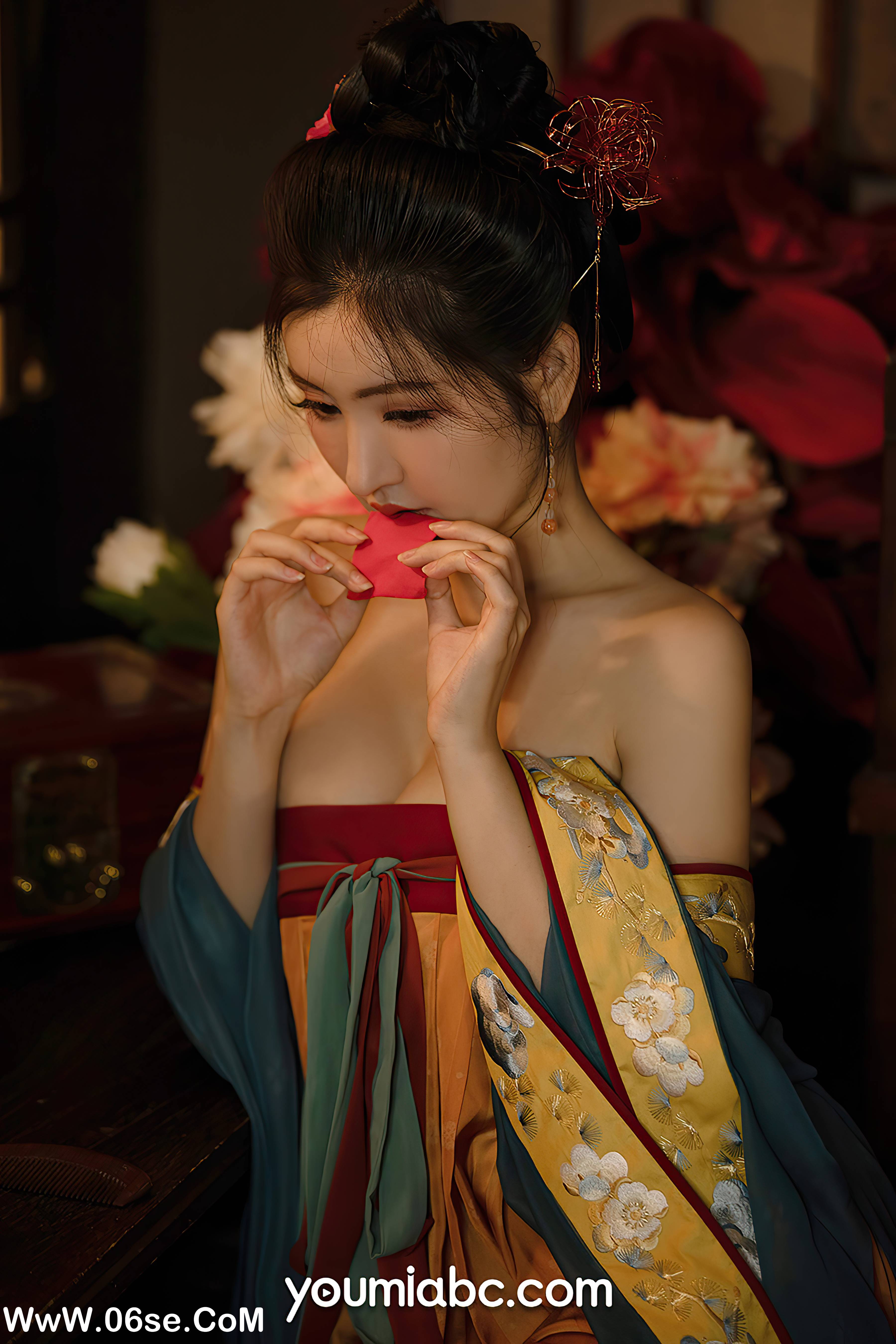 图片[50]-[YouMi尤蜜] 2021.11.23 夜话西窗烛 沈梦瑶[49+1P939M]-六色网