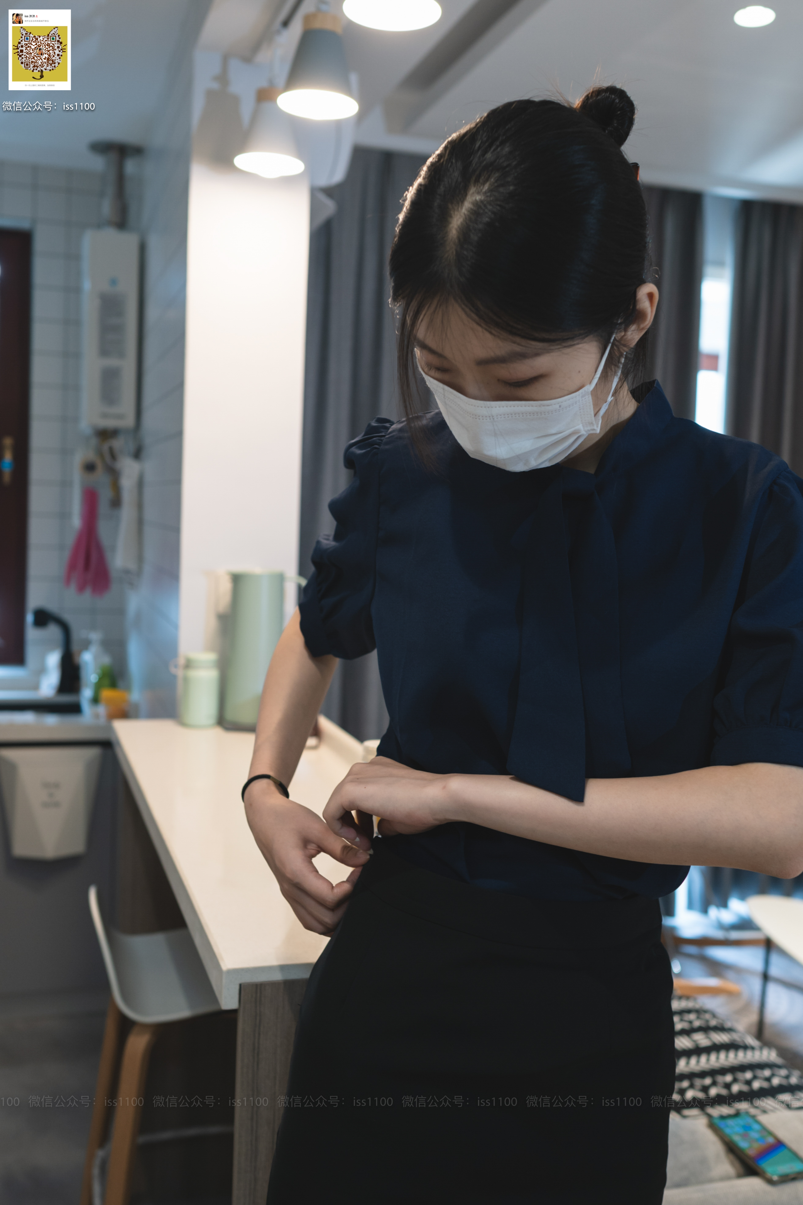 图片[42]-ISS公众号系列 – 美晗 蓝色衬衫[101P+1V599M]-六色网