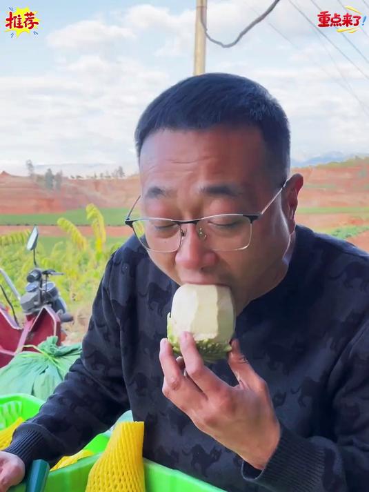 释迦果肉蜜甜可口非常好吃甜过初恋单果
