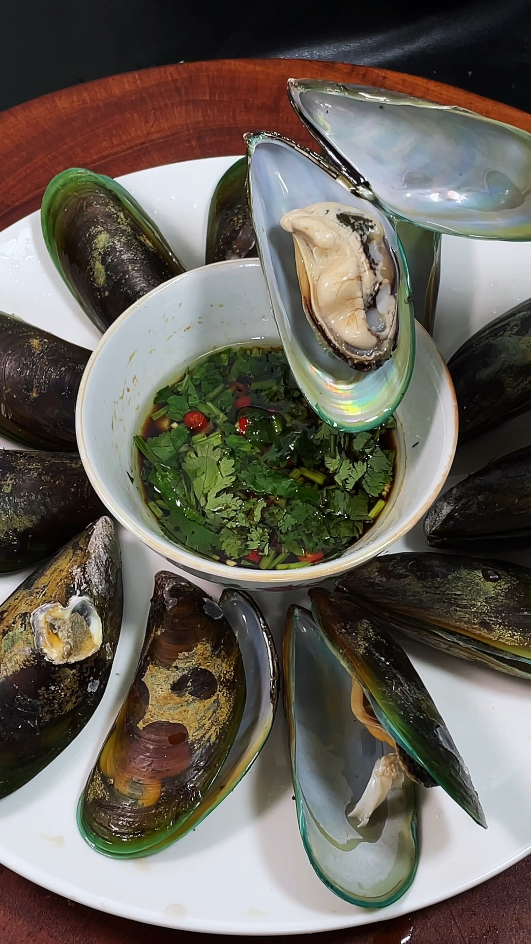 白灼淡菜,简单粗暴作法