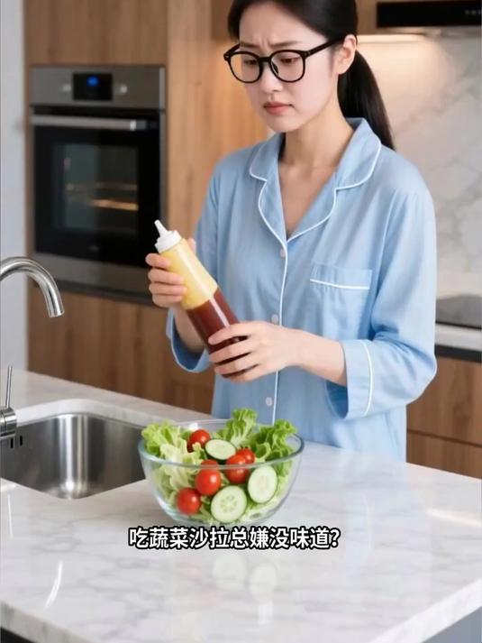 蔬菜沙拉的酱汁调配与搭配